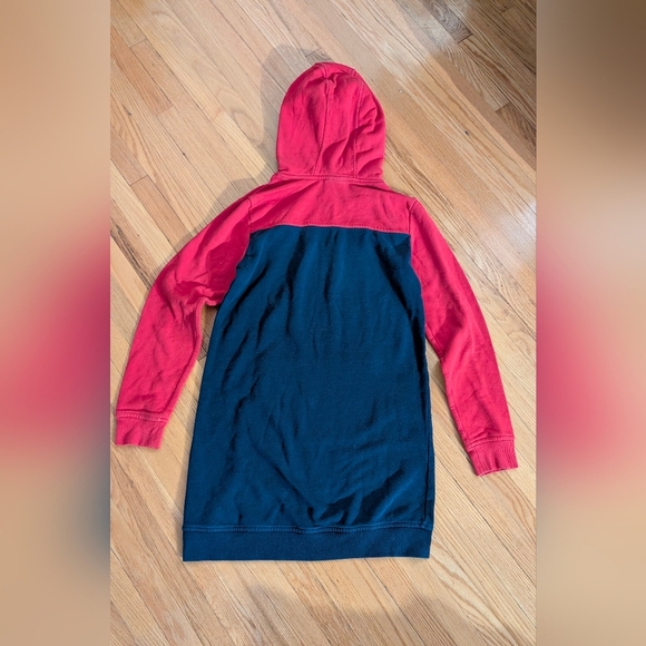 Fila Red and Blue Teen Hoodie Dress - Picture 4 of 5